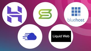 Best managed VPS host logos on a radar background