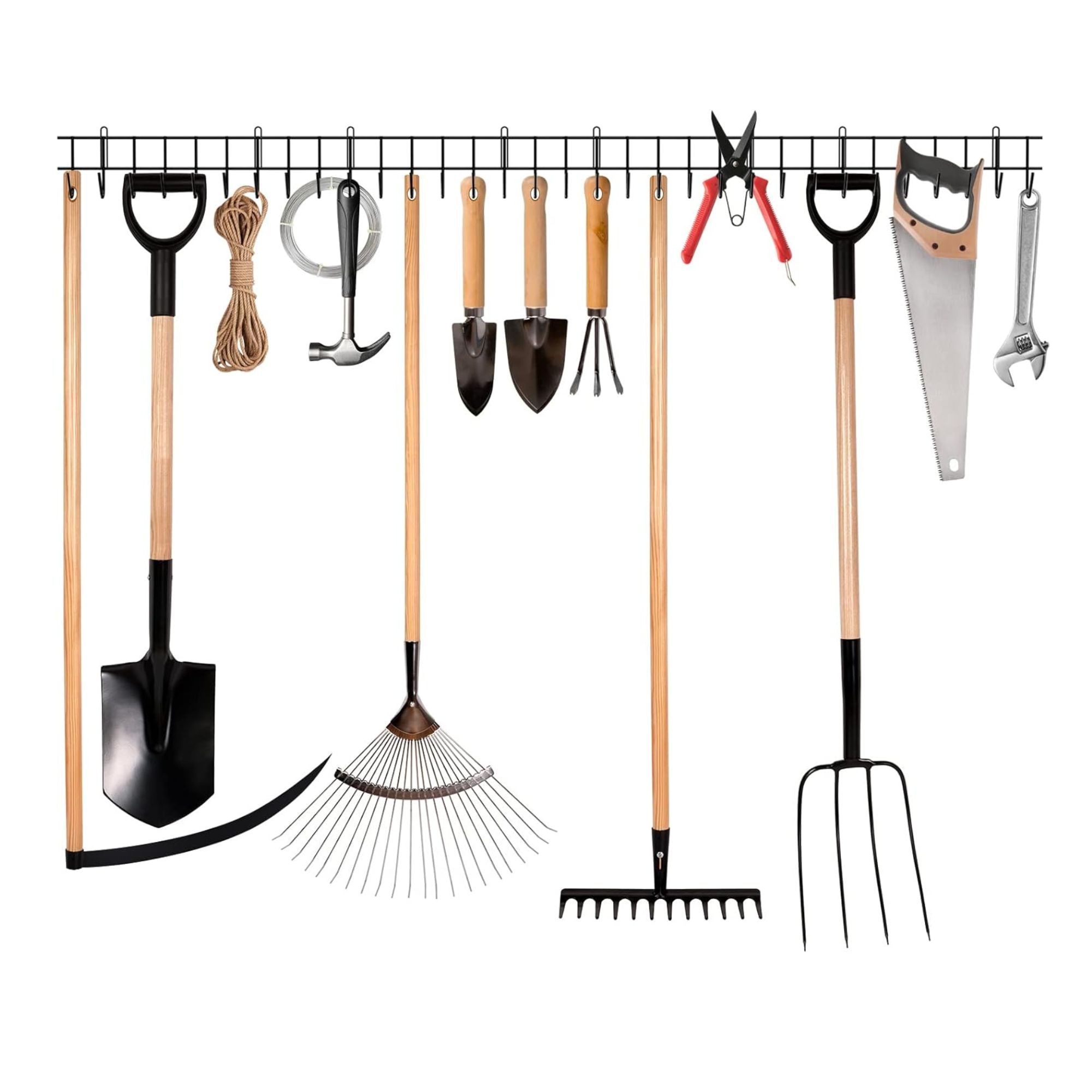 Garden Tool Rack Organizer