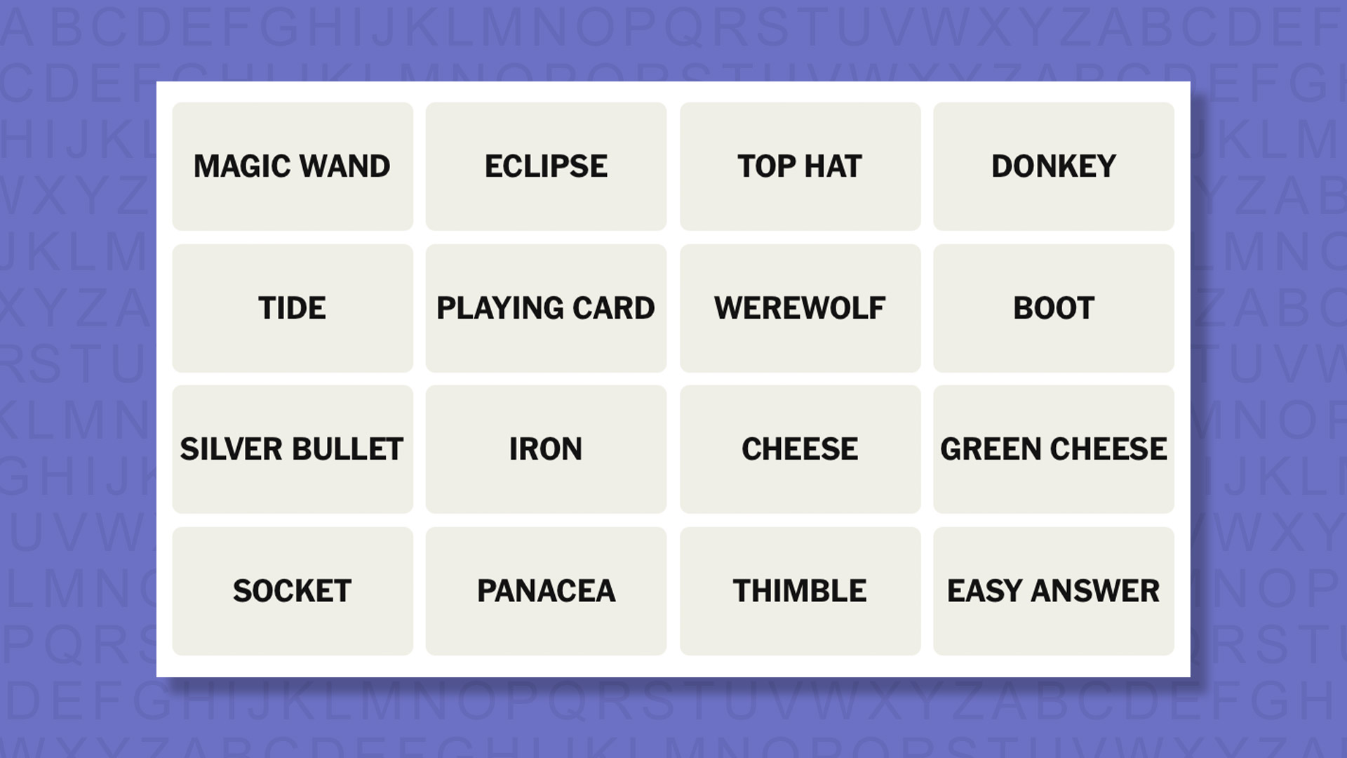 NYT Connections hints for game 985 on a purple background