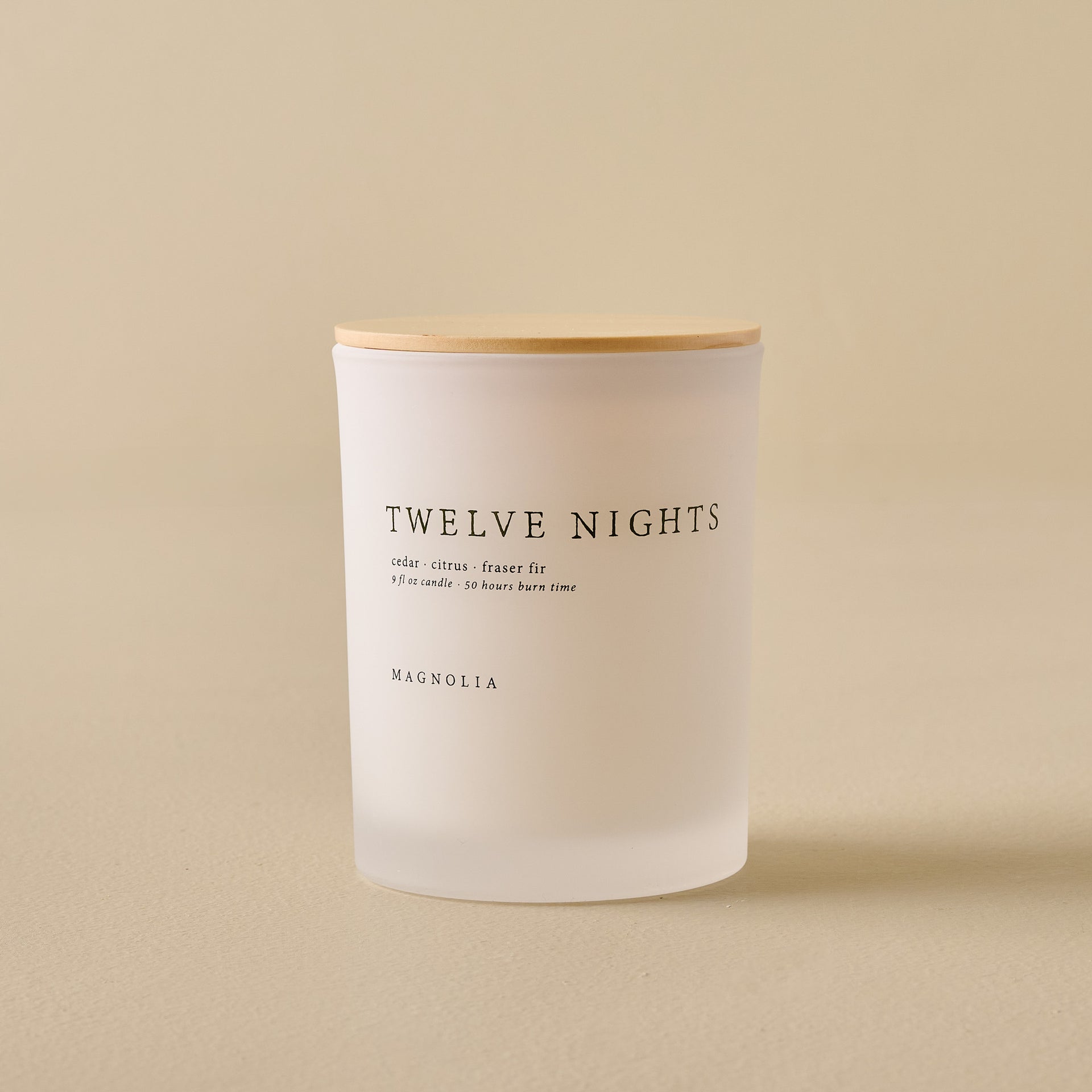 Magnolia Twelve Nights Candle - 9 Oz