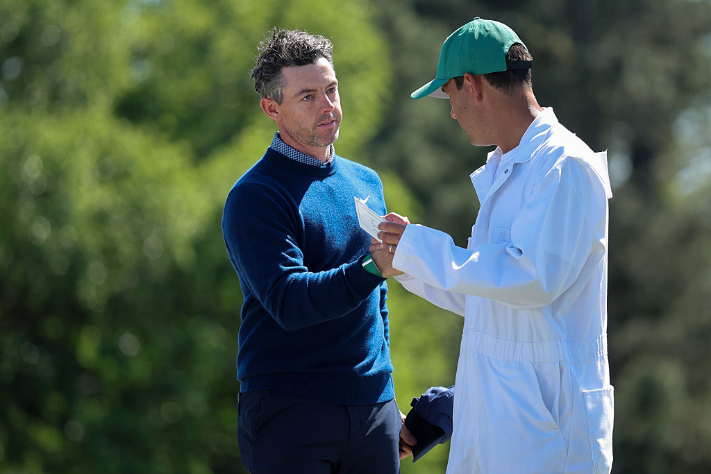 Rory McIlroy finishes round one of the 2026 Masters