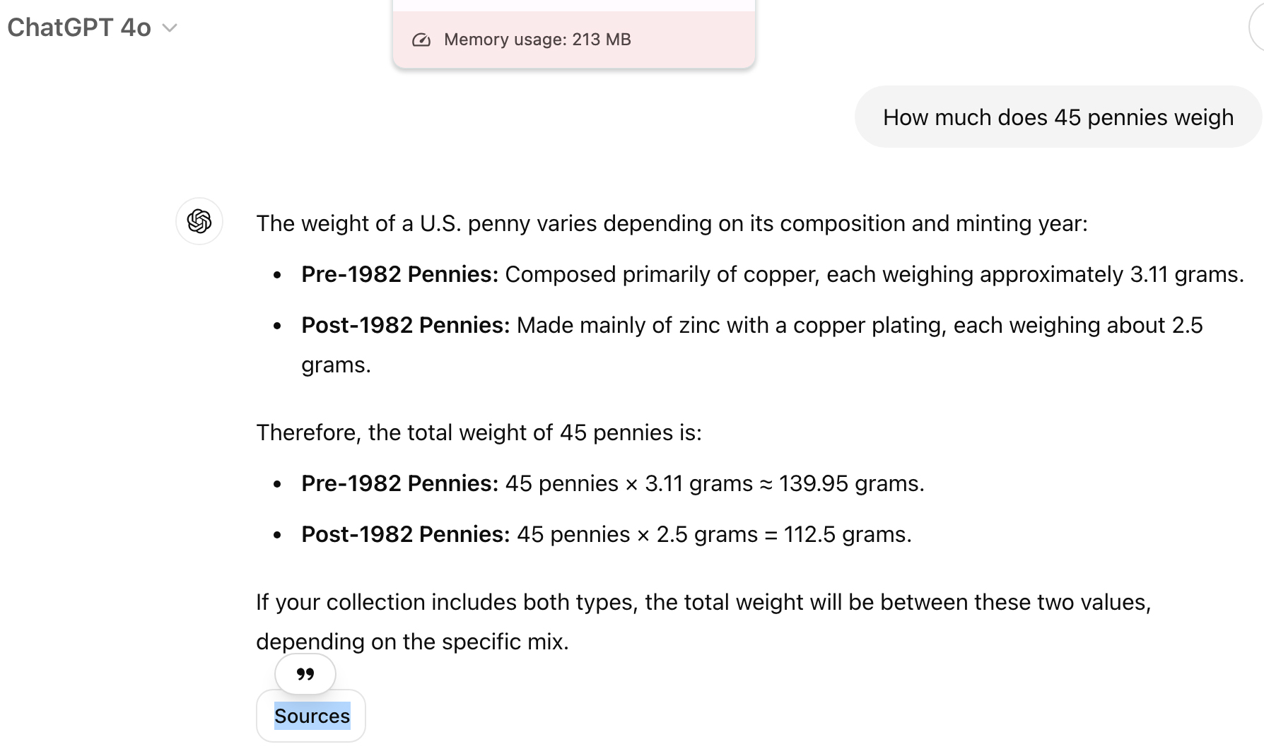 ChatGPT Search examples