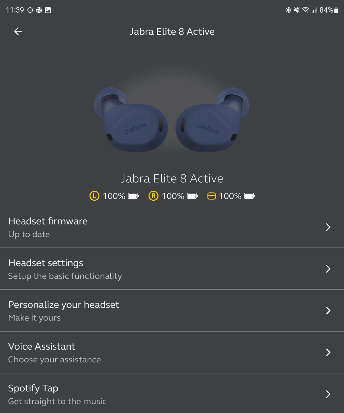 Jabra Sound+ app