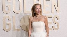 Gillian Anderson’s 'yoni dress' at the Golden Globes 2024 has impressed fans with it's delicate embroidery that took 1500 hours to create