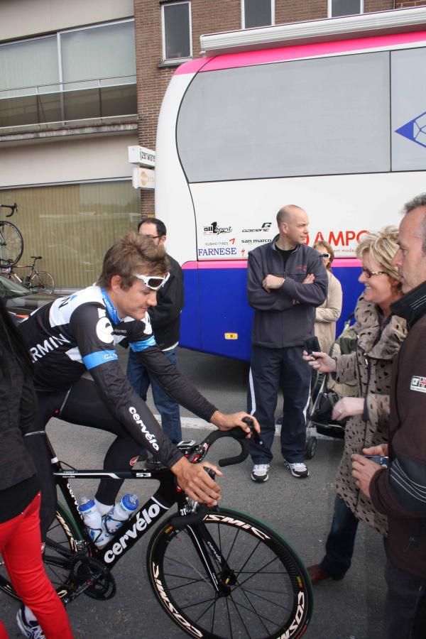 Heinrich Haussler and Garmin-Cervelo need a result in Harelbeke.