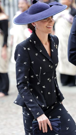 Catherine, Princess of Wales smiles as she attends the 2023 Commonwealth Day Service