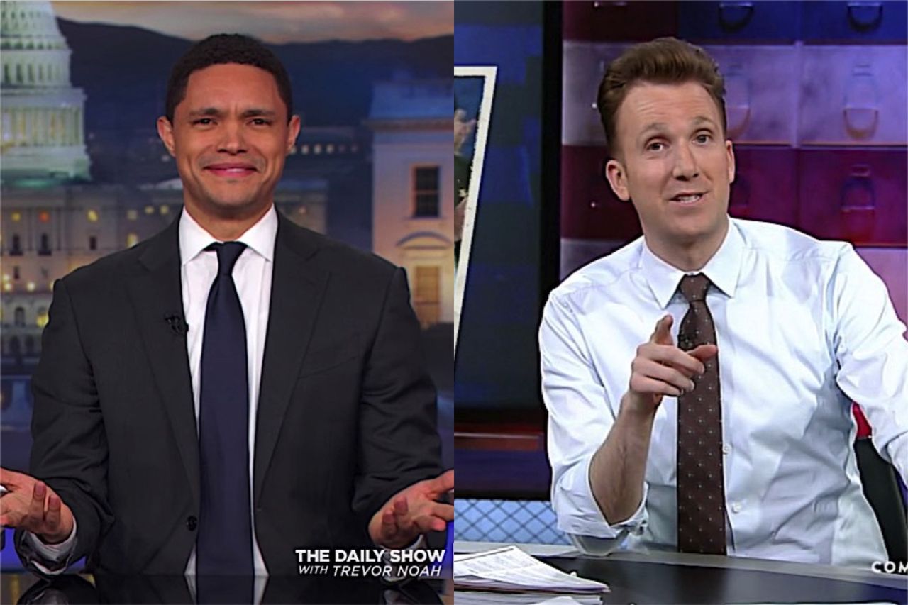 Trevor Noah and Jordan Klepper disagree on Trump and opioids