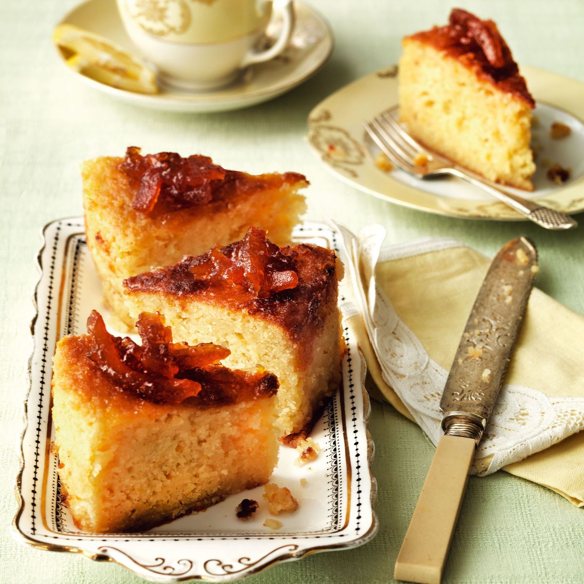 Sticky Orange and Almond Cake with Marmalade Glaze Dessert Recipes