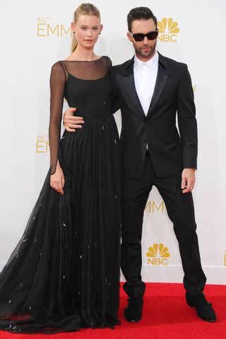 Adam Levine & Behati Prinsloo Emmys 2014