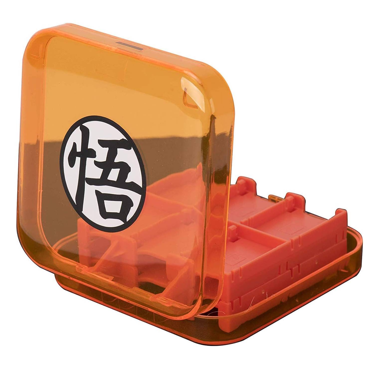 Official product image of the Dragon Ball Super 24 Game Case Storage Case for the Nintendo Switch, with a plain white background.