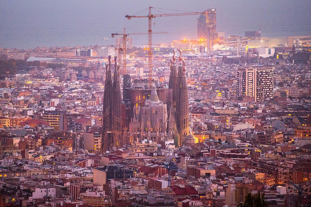 La Sagrada Familia in Barcelona.