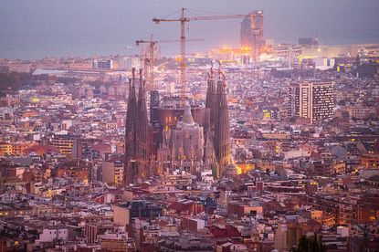 La Sagrada Familia in Barcelona.