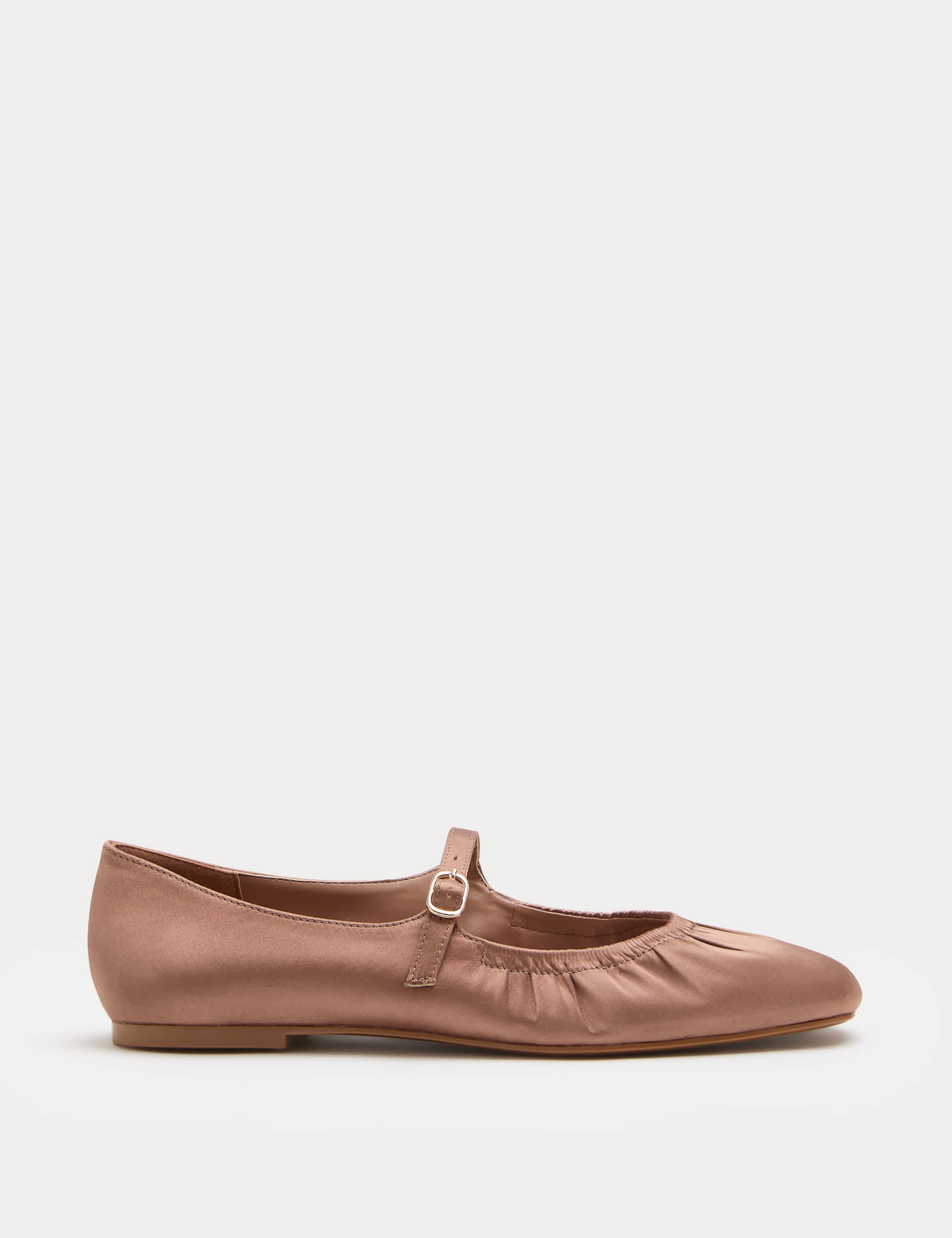 Satin Flat Mary Jane Ballet Pump