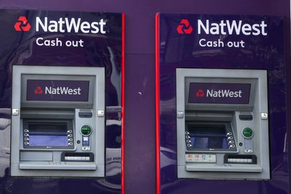 Cash machines outside a Natwest branch