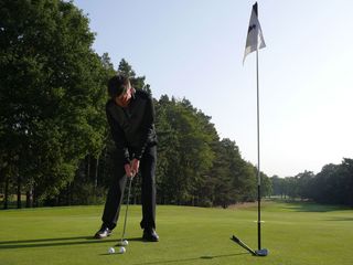 Develop a more positive speed on the greens