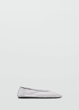 Metallic Mesh Shoes