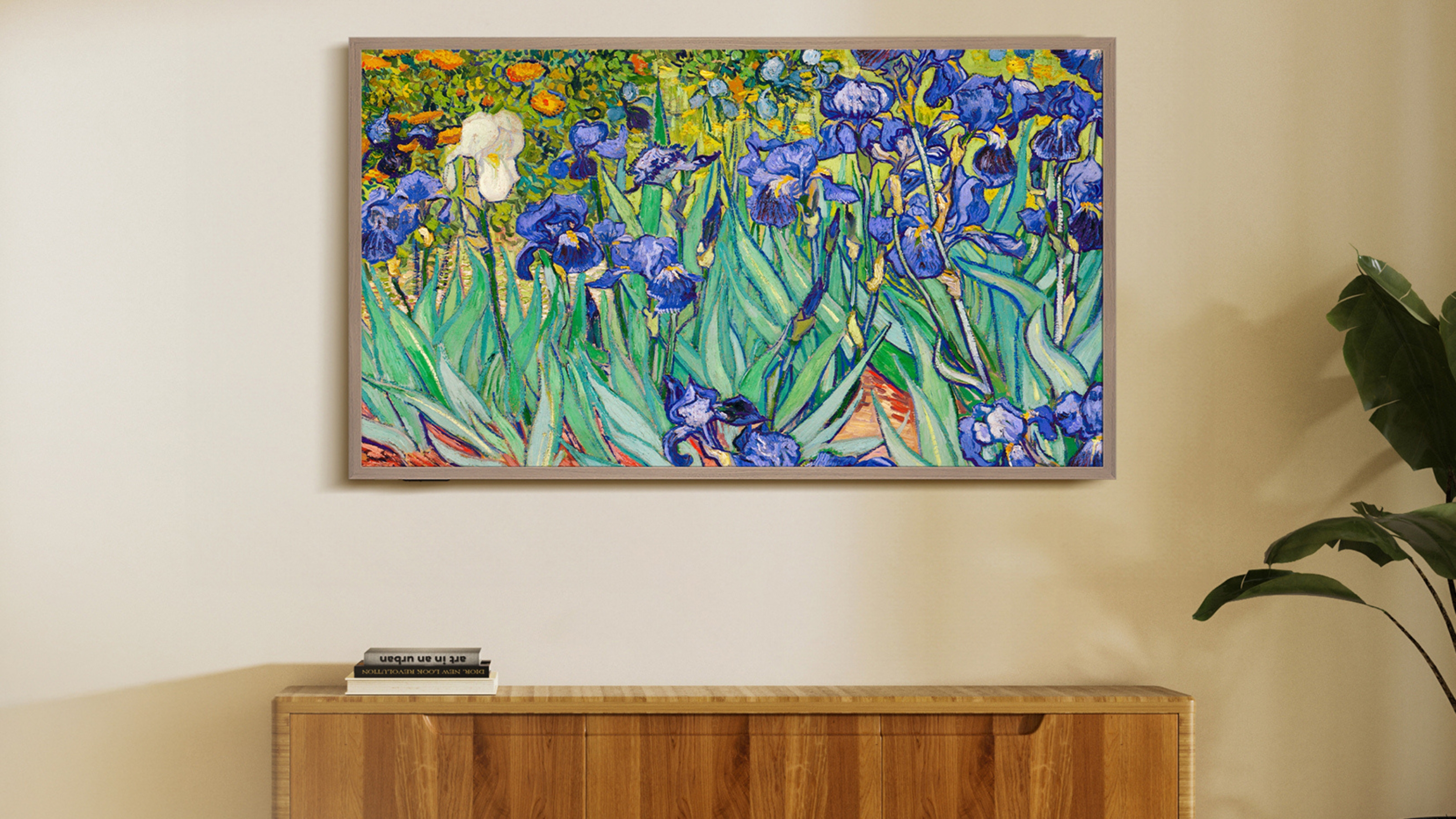 hi sense canvas mounted on a wall