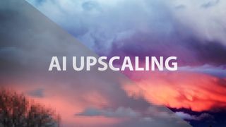 AI upscaling