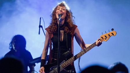 Musician Melissa Auf Der Maur performs at Highline Ballroom on March 3, 2011 in New York City