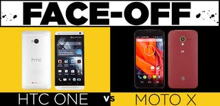 moto x vs htc one face-off graphic