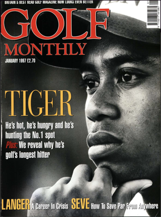 Tiger Woods front cover from Golf Monthly archive