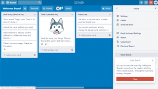 A screenshot of the Trello interface