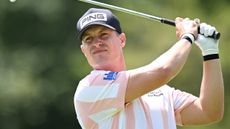 Calum Hill takes a shot at the BMW International Open