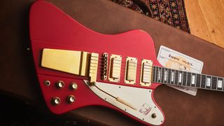 Phil Manzanera's circa 1965 Cardinal Red Firebird IV