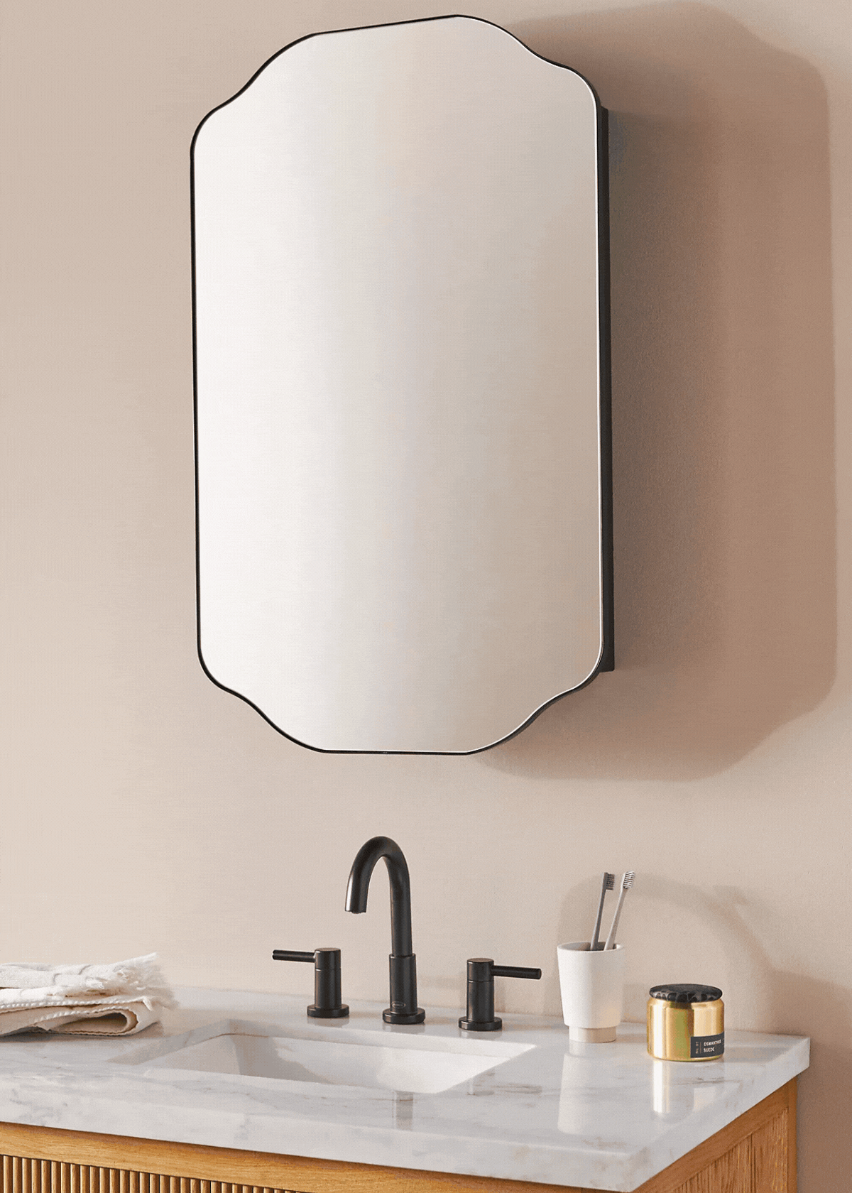 Sebastian Mirrored Bathroom Wall Cabinet
