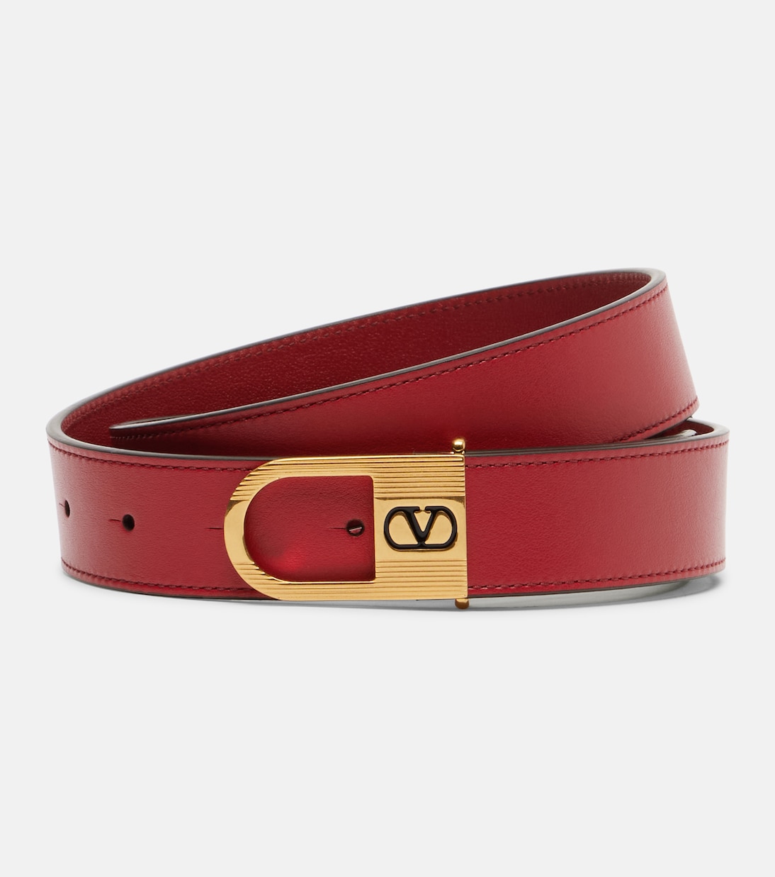 Vlogo Leather Belt