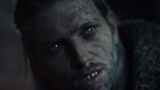 The Blood of Dawnwalker trailer screenshot of a closeup of Coen in the modern day