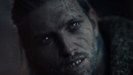 The Blood of Dawnwalker trailer screenshot of a closeup of Coen in the modern day