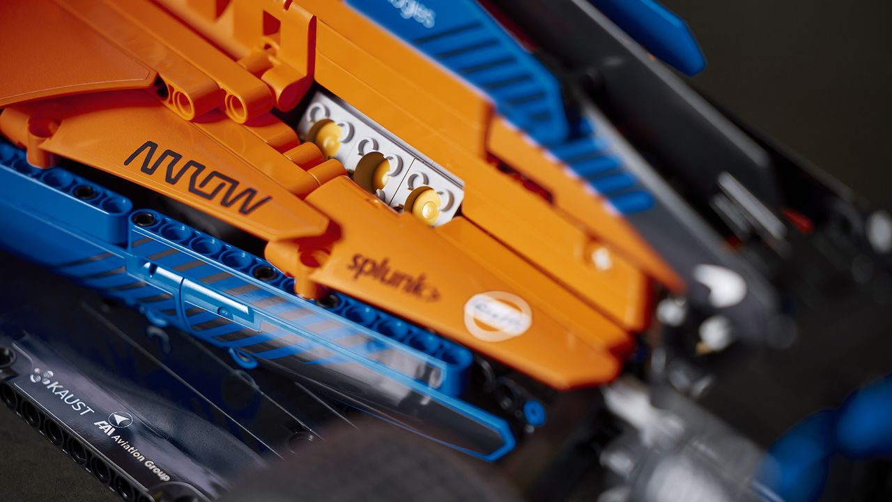 Lego McLaren F1 on shelf