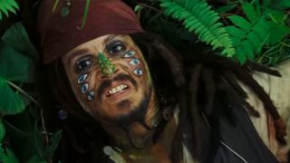 Johnny Depp as Jack Sparrow in Pirates of the Caribbean: Dead Man&#039;s Chest