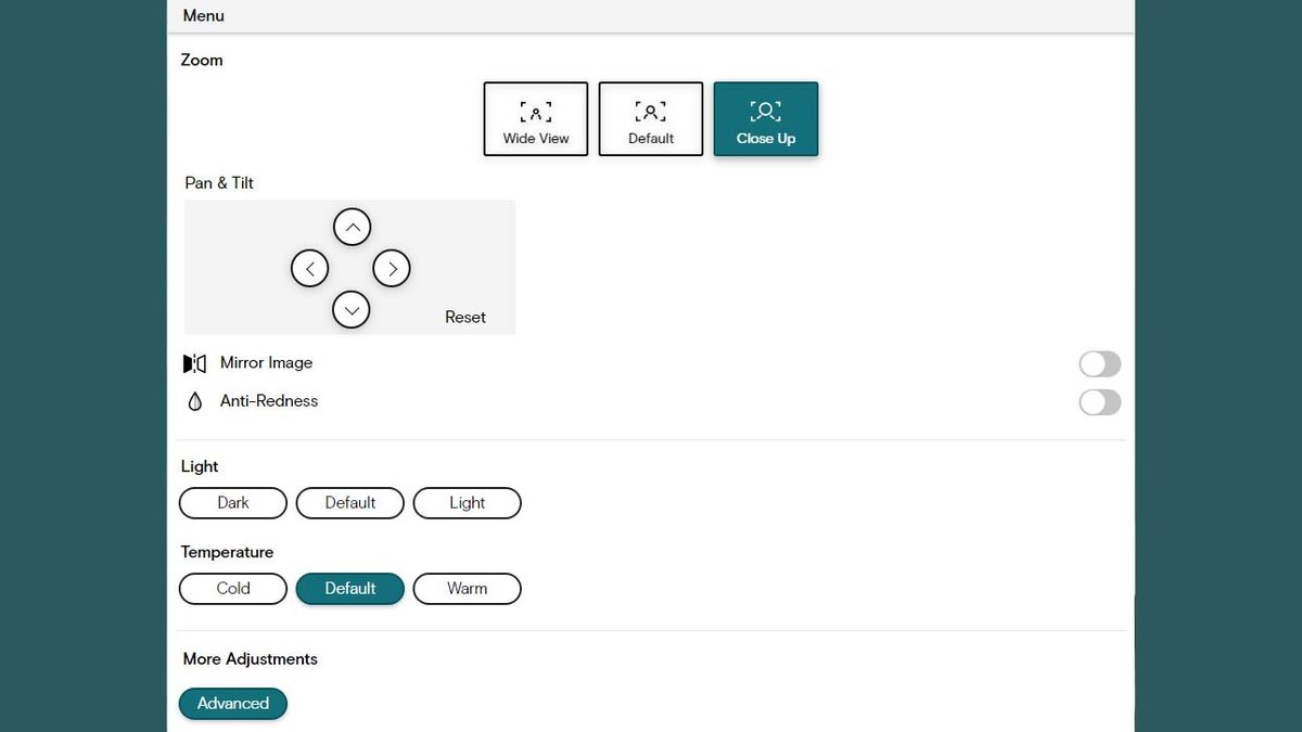 EPOS Connect settings.