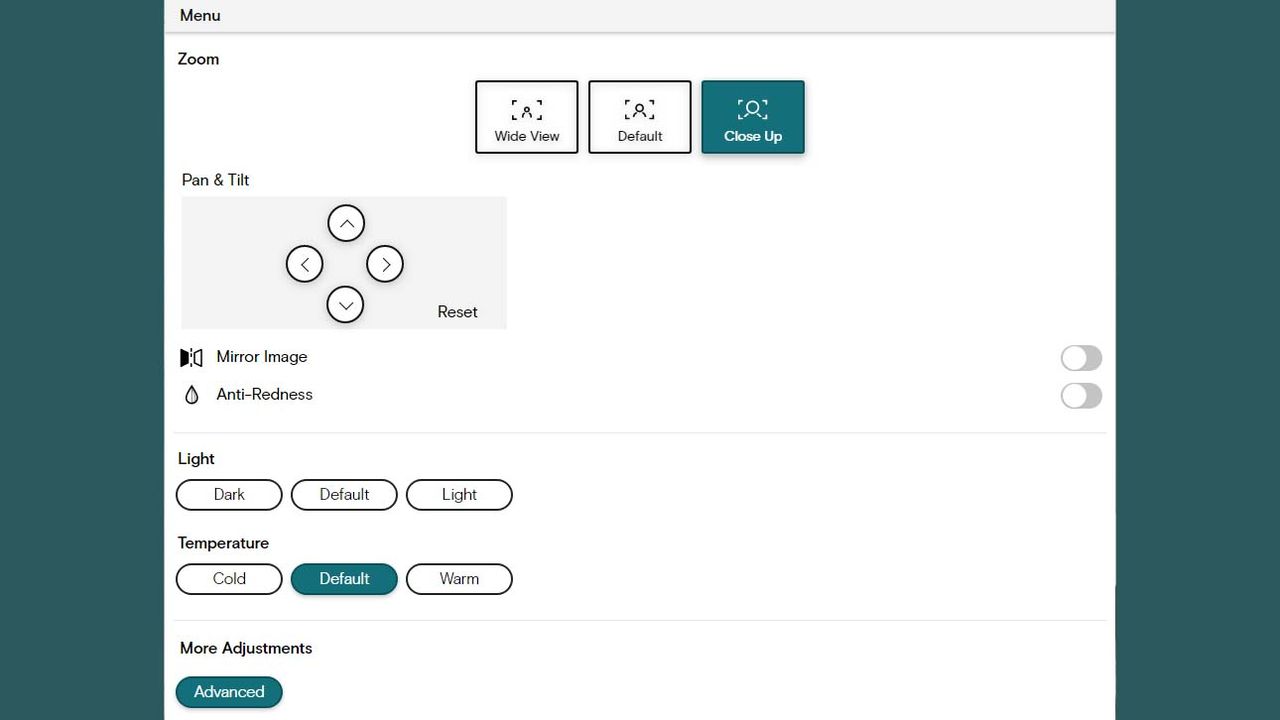 EPOS Connect settings.