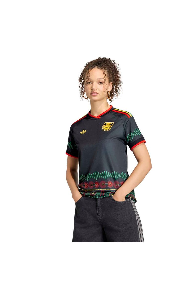Women's Adidas Black Jamaica National Team 2026 Away Replica Jersey