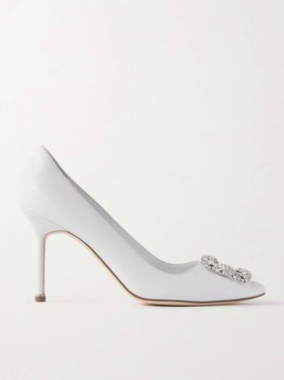 Hangisi 90 Embellished Leather Pumps