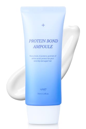 Hair Plus Velvet Protein Bond Nutri Injection Ampoule | Leave in Conditioner for Women &amp;amp; Men | for Frizzy and Damaged Hair | Smoothing Serum for Hair | Hair Moisturizer (70ml, 2.37fl Oz)