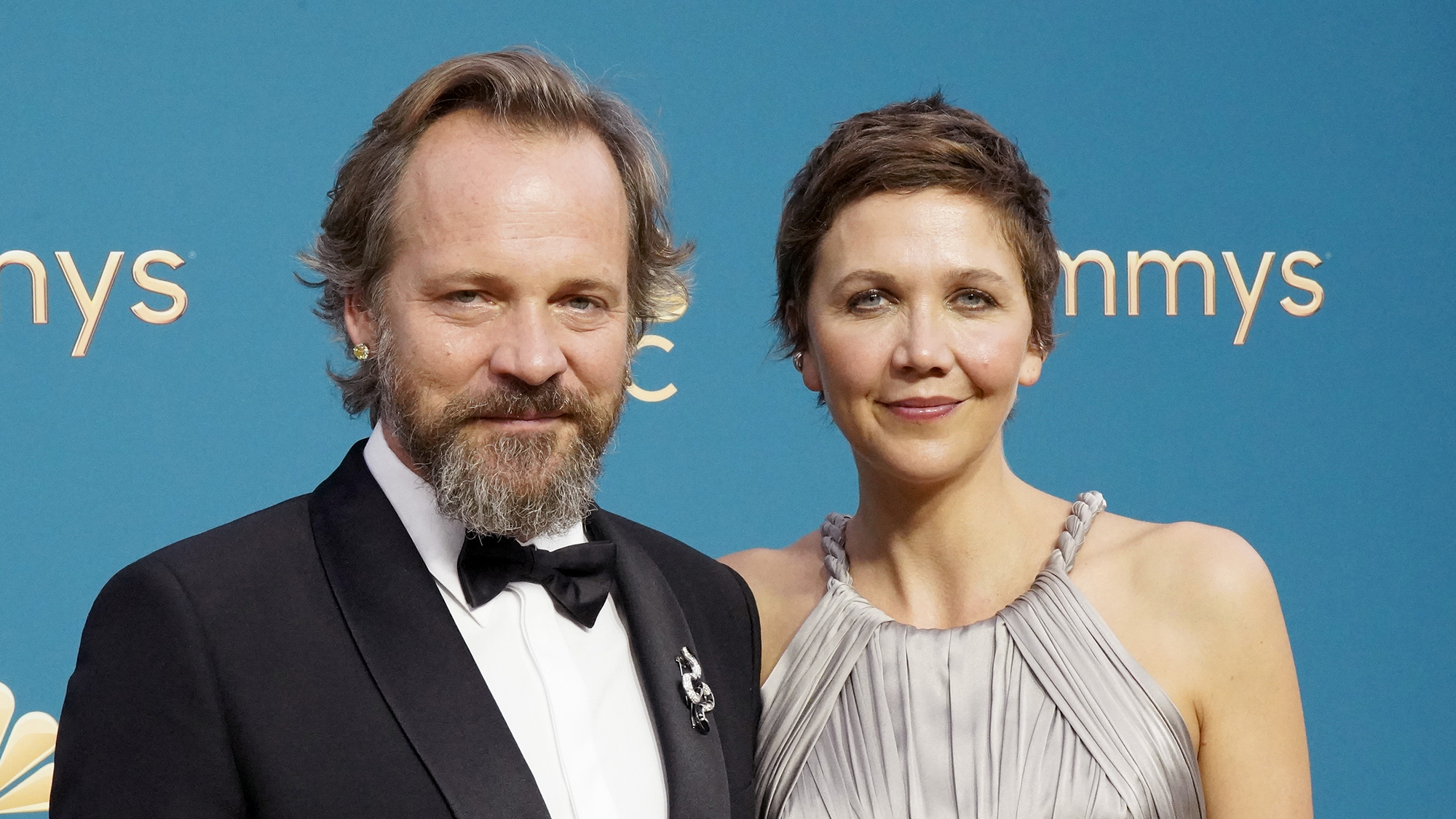 Peter Sarsgaard and Maggie Gyllenhaal arrive at the 74th Annual Primetime Emmy Awards