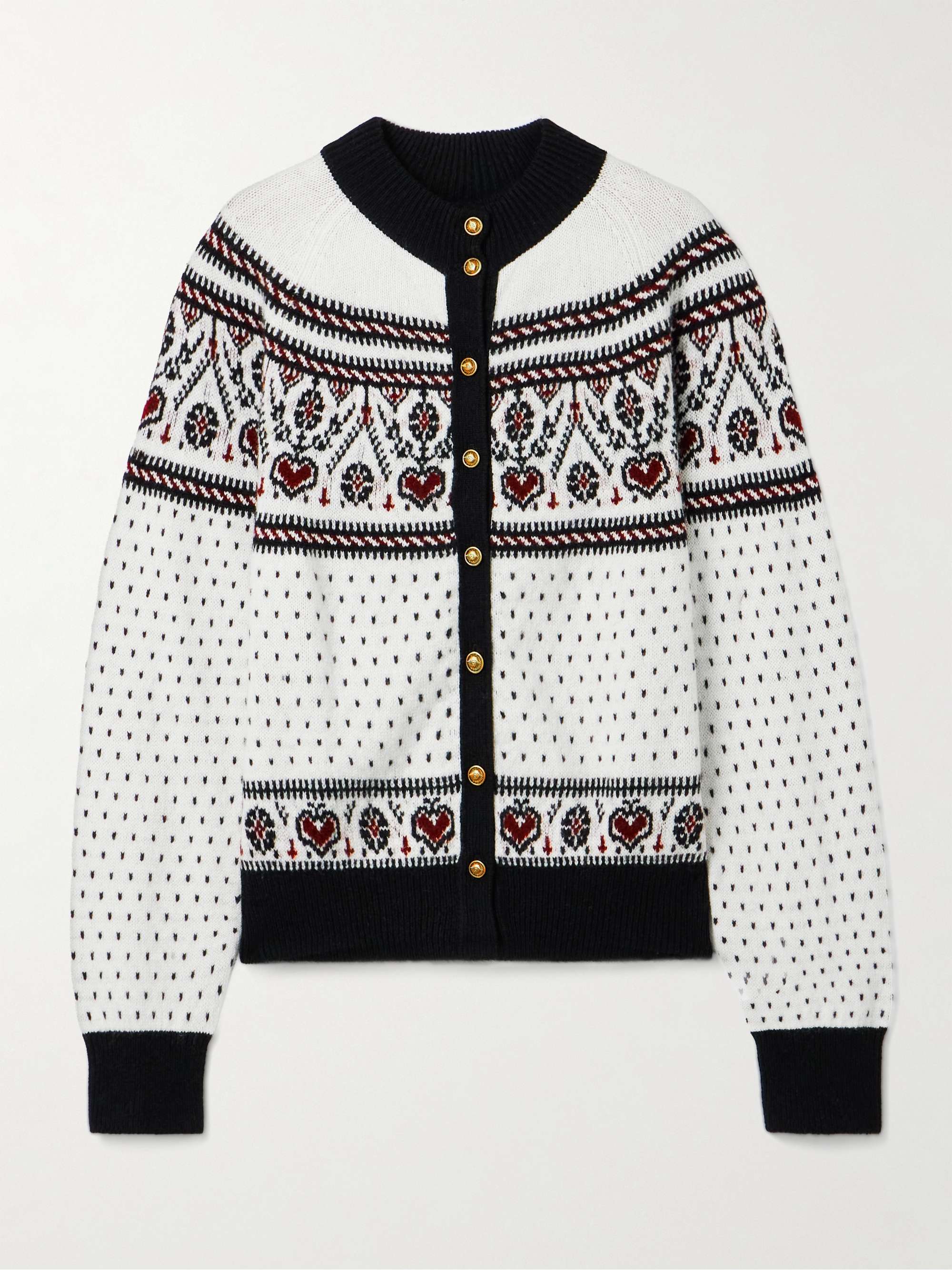Marc Fair Isle Cashmere Cardigan