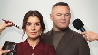 Coleen and Wayne Rooney in promotional shot for "The Real Rooneys"