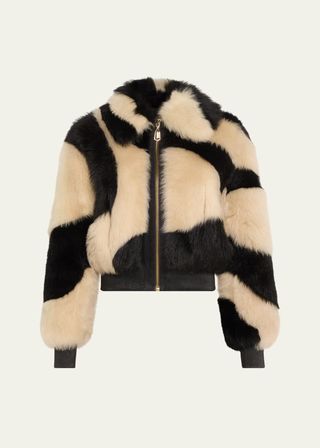 Illustration Fuzzy Swirl Jacket