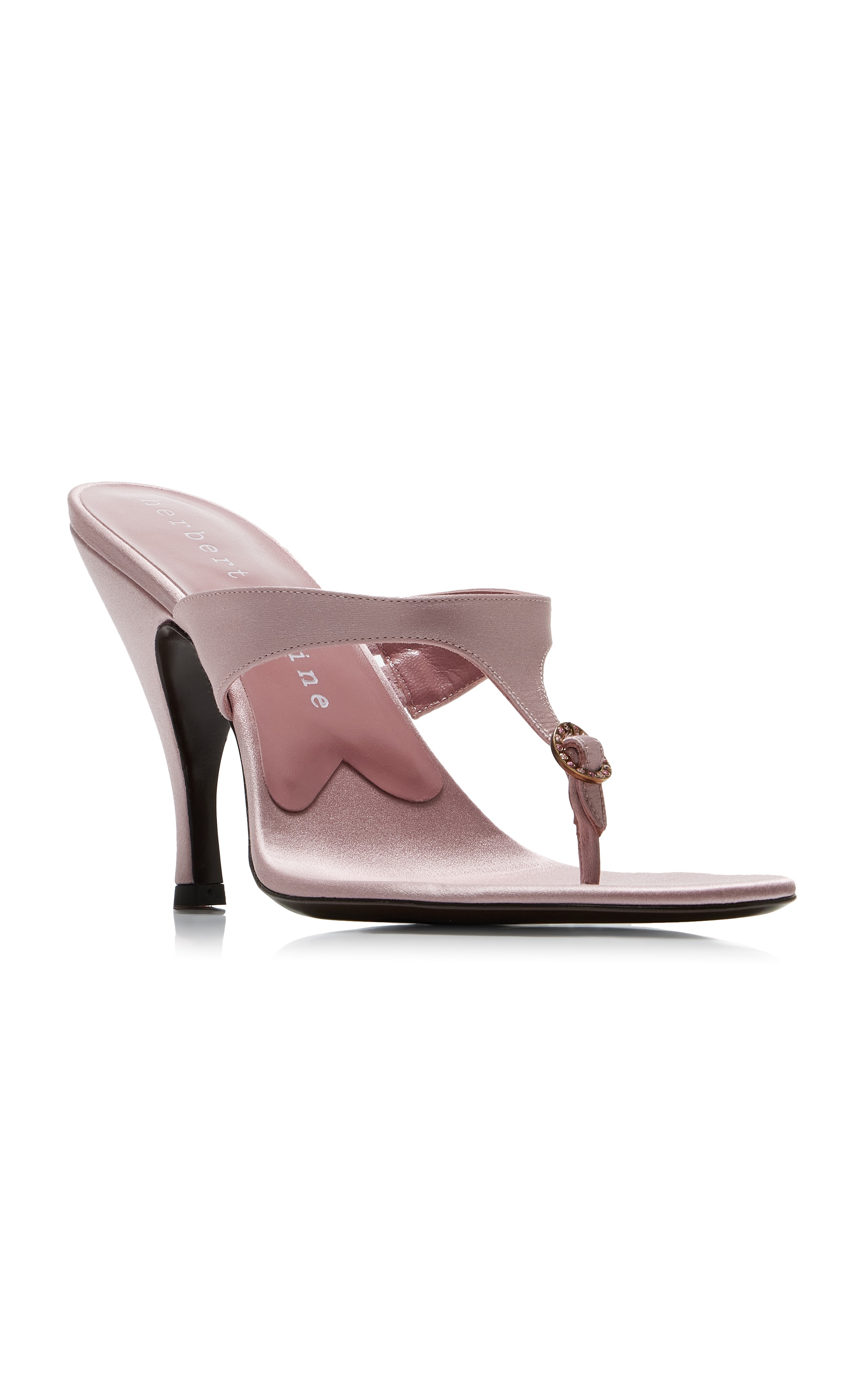 Kiss and Tell Satin Sandals