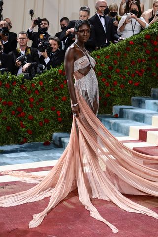 Jodie Turner-Smith attends The 2022 Met Gala