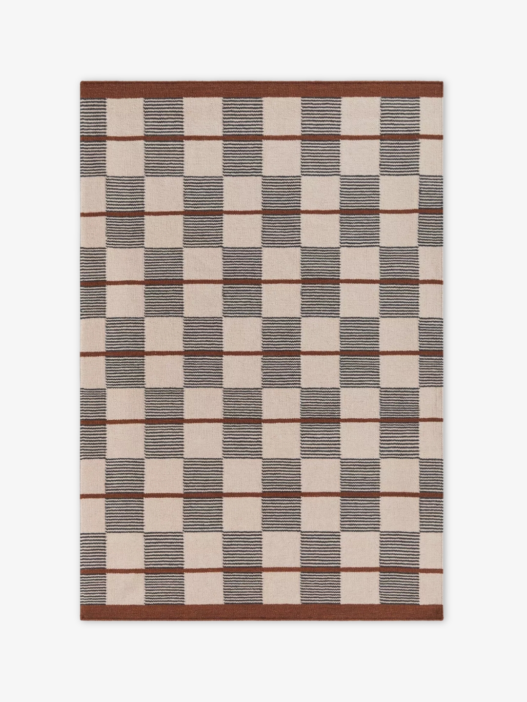 John Lewis, Betula Checkerboard Flatweave Rug