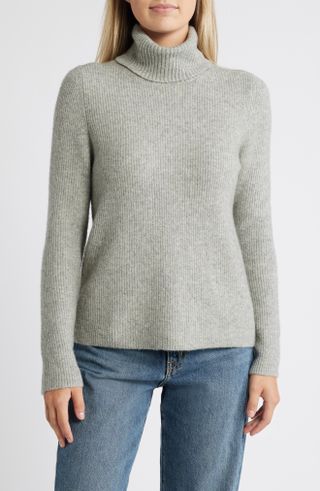 Caslon, Rib Turtleneck Sweater