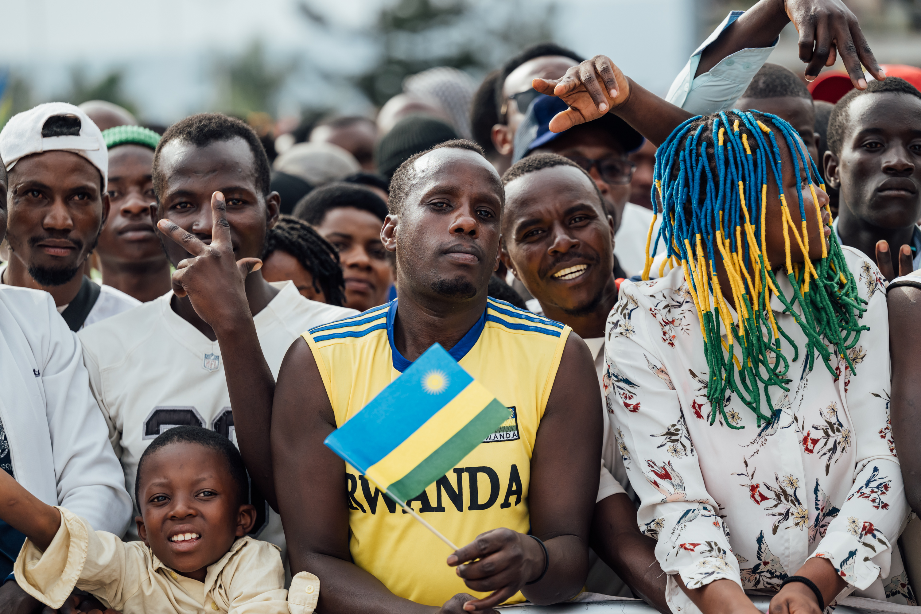 Fanáticos del Campeonato Mundial de Ruanda