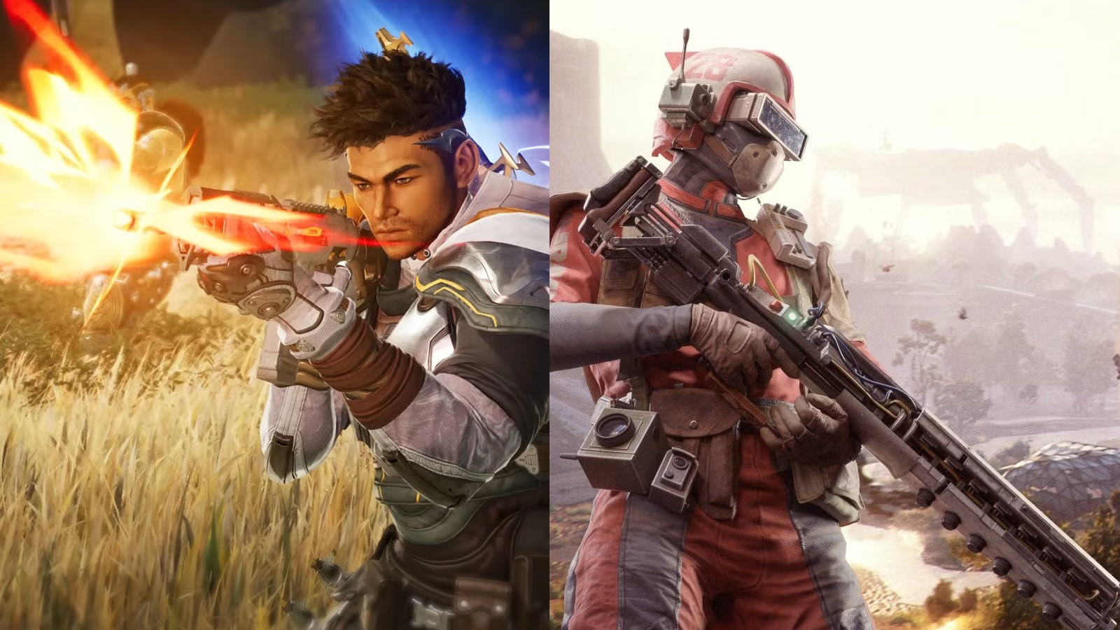 Highguard character next to ARC Raiders character