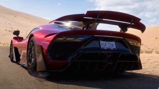 Baksidan av en bil i Forza Horizon 5